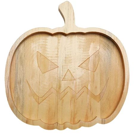 Halloween Pumpkin Plate 2022 Wooden Appetizers Board Shaped Plate Wooden Cheese Board Charcuterie Pl | Walmart (US)