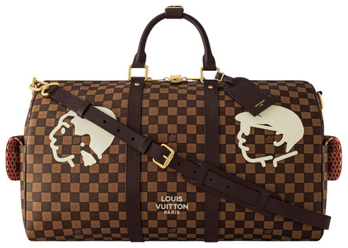 Louis Vuitton Keepall Bandoulière 50 'Brown Damier Phriendship Canvas'