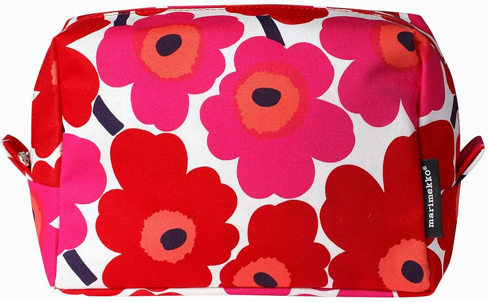 Marimekko - Vilja Mini Unikko Cosmetic Bag (Red Poppy), 9x4x7 in | Amazon (US)
