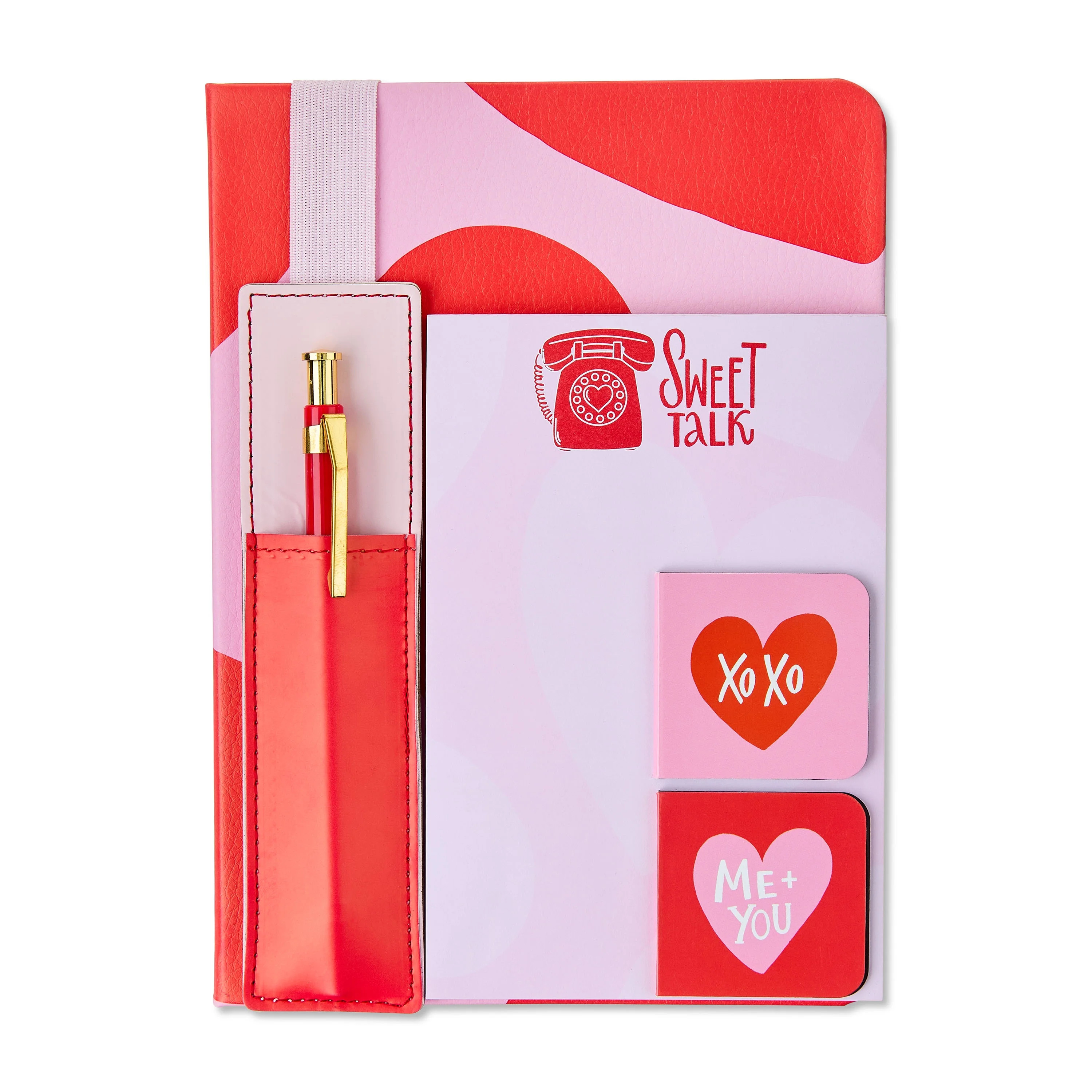 Heart Journal Gift Set, Red, 6 Pieces, Valentine's Day by Way To Celebrate | Walmart (US)