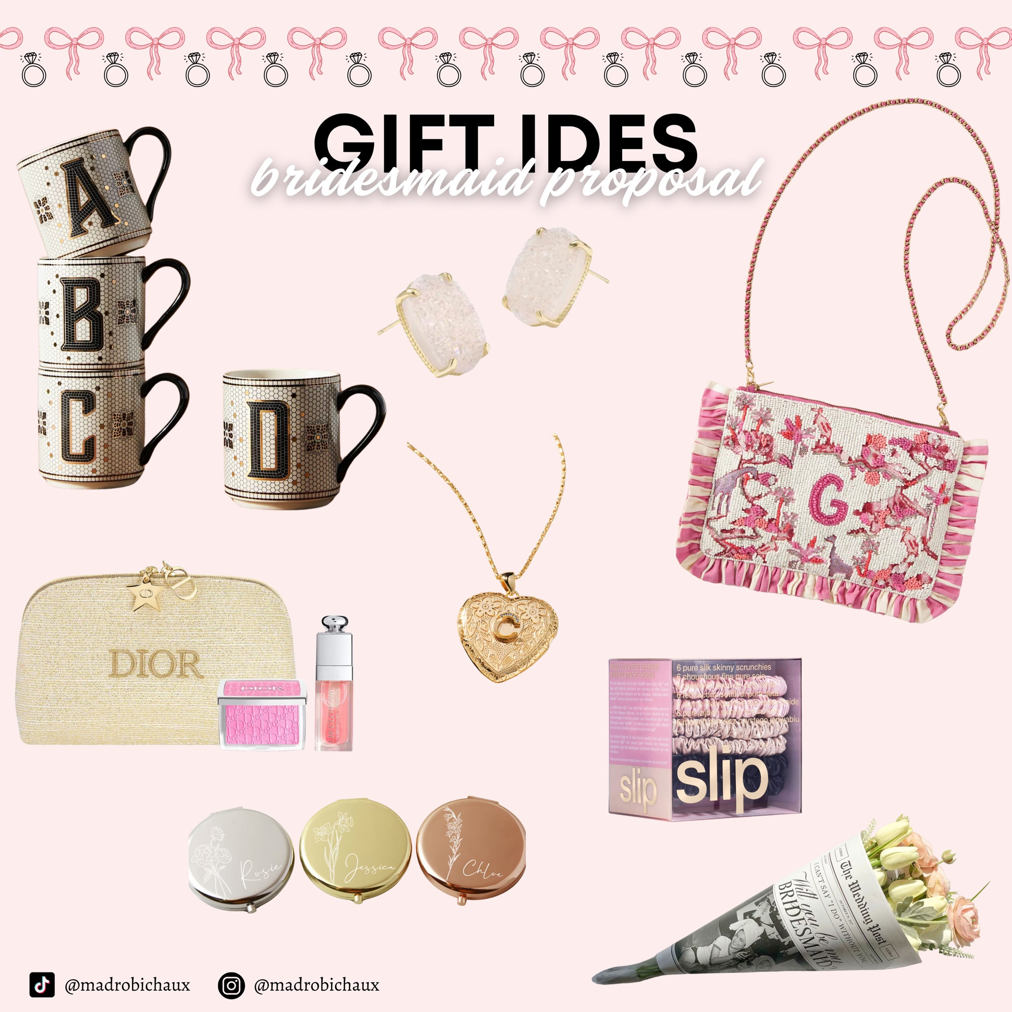 need bridesmaid proposal ideas? here’s a few that I LOVE 💞

bridesmaid proposal, maid of honor gifts, bridal era, wedding party gifts, personalized gifts 

#LTKGiftGuide #LTKWedding #LTKSeasonal