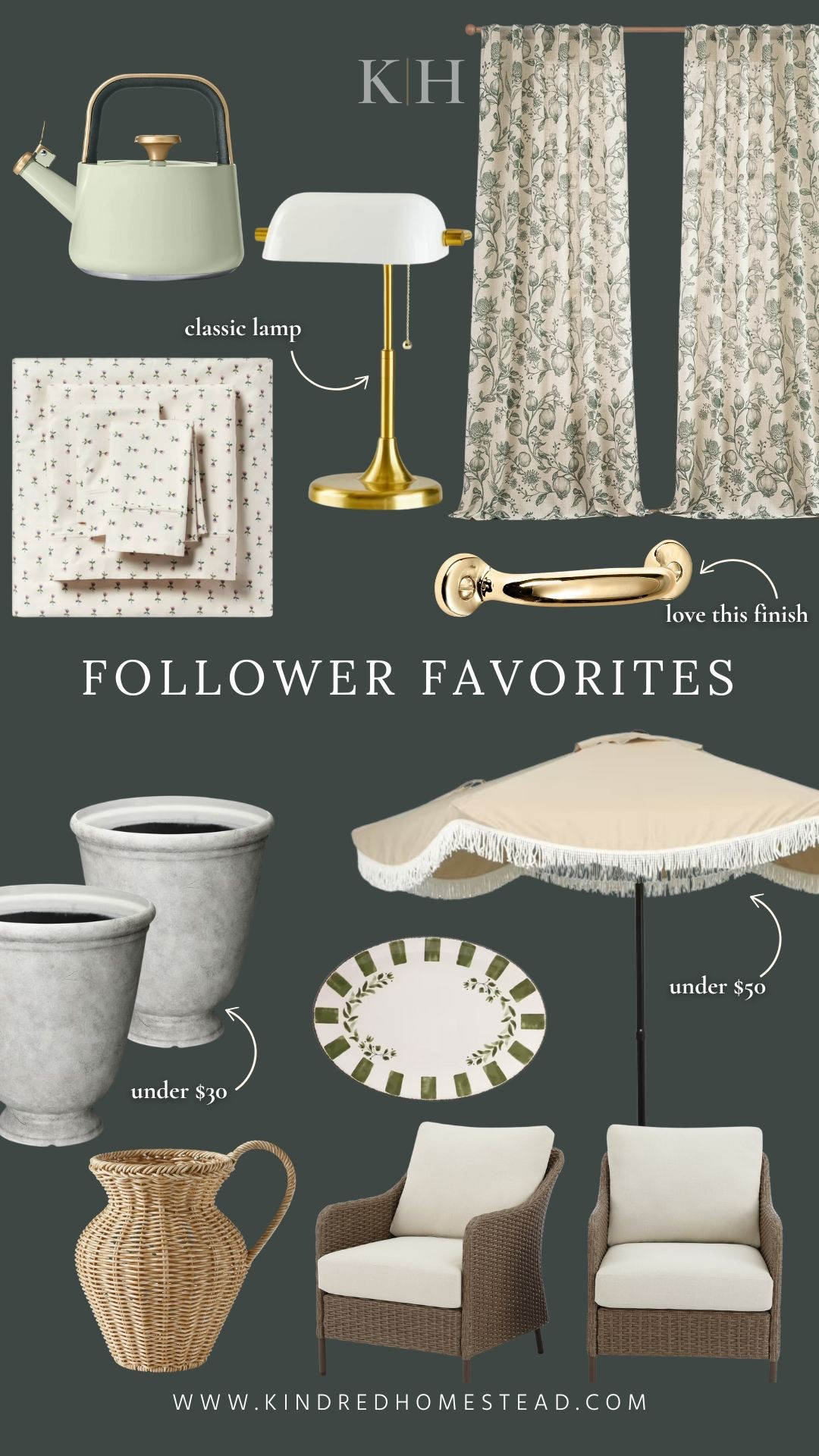 Follower favorites featuring outdoor decor and furniture, hardware, linens, lamps and more! 

#LTKHome