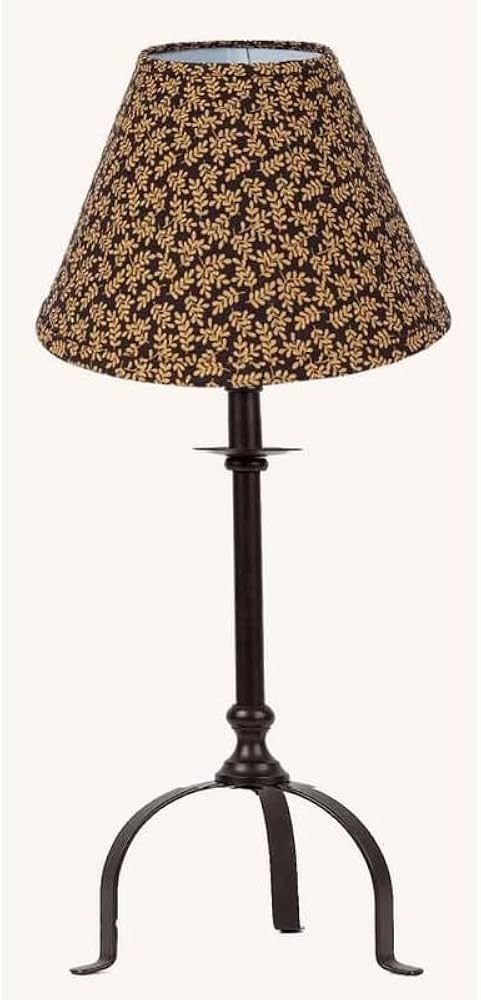 Home Collections by Raghu Ashford Black 9" x 17" Lamp Country Style Primitive Home Decor | Amazon (US)