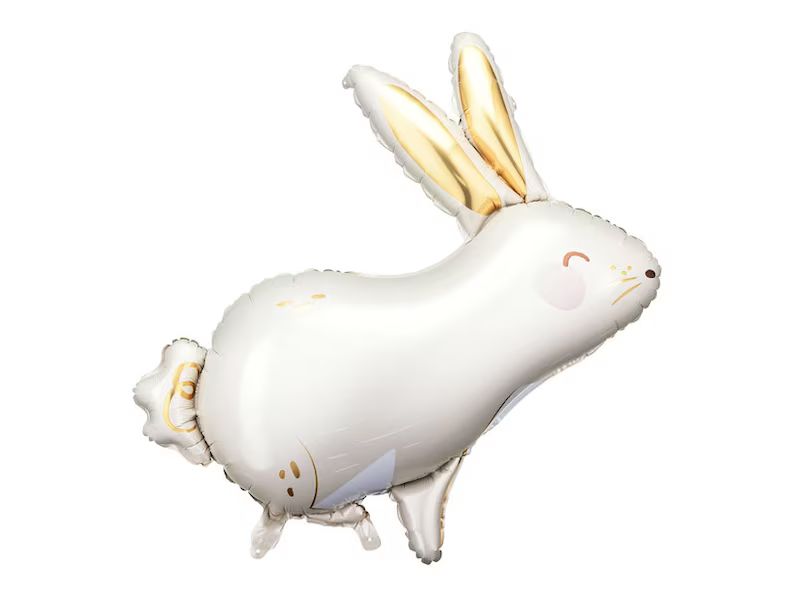 White Bunny Balloon Bunny Foil Balloon Bunny Balloon Rabbit - Etsy | Etsy (US)