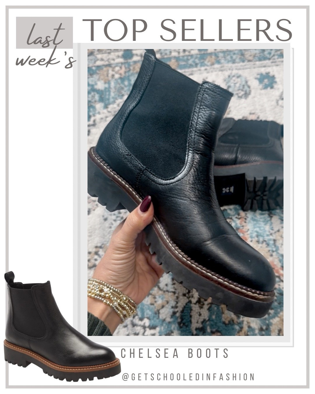  Chelsea boots 
Water proof and so comfortable 

#LTKSaleAlert #LTKFindsUnder100