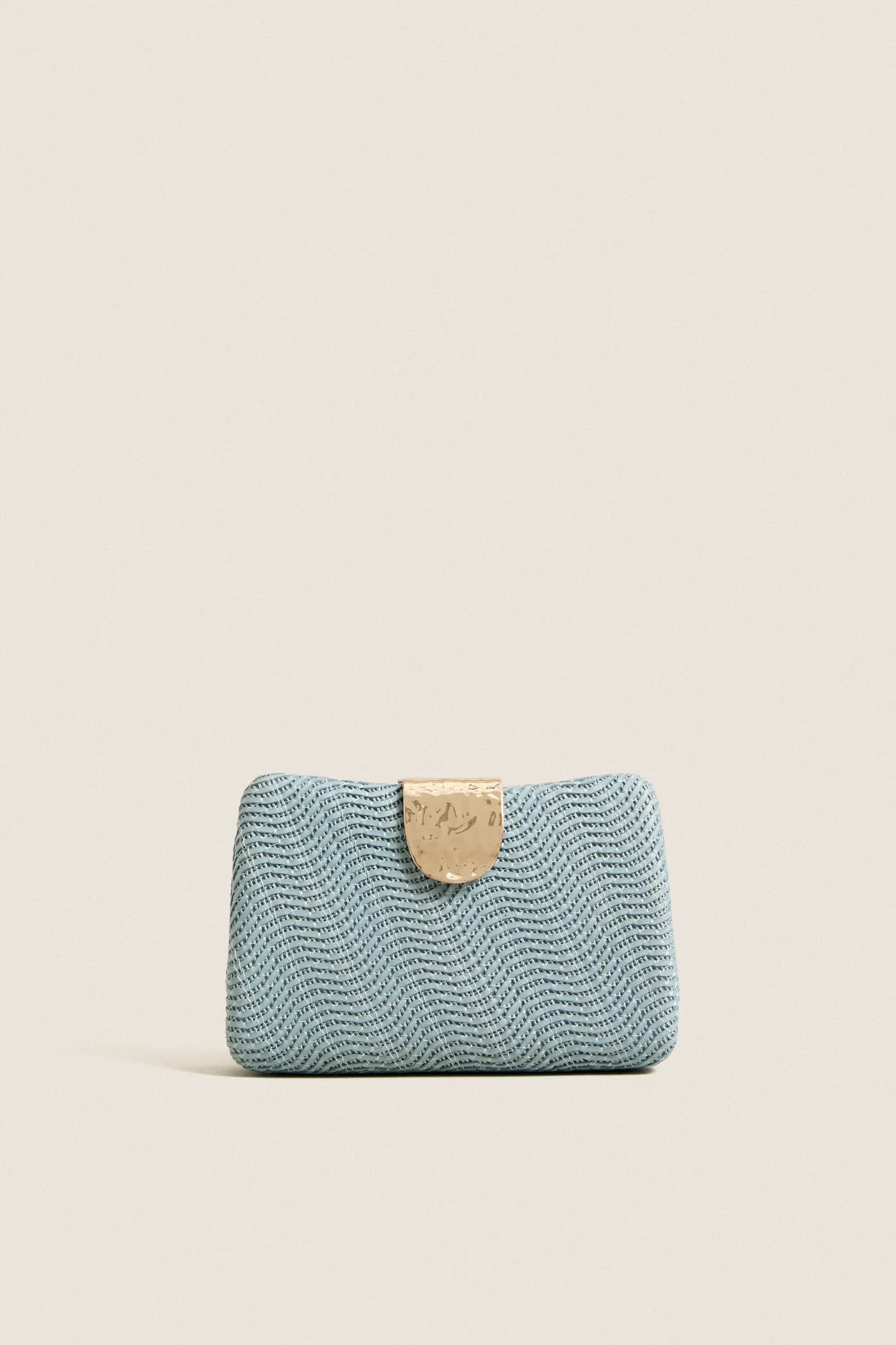 Blue Lindy Woven Clutch | Tuckernuck (US)
