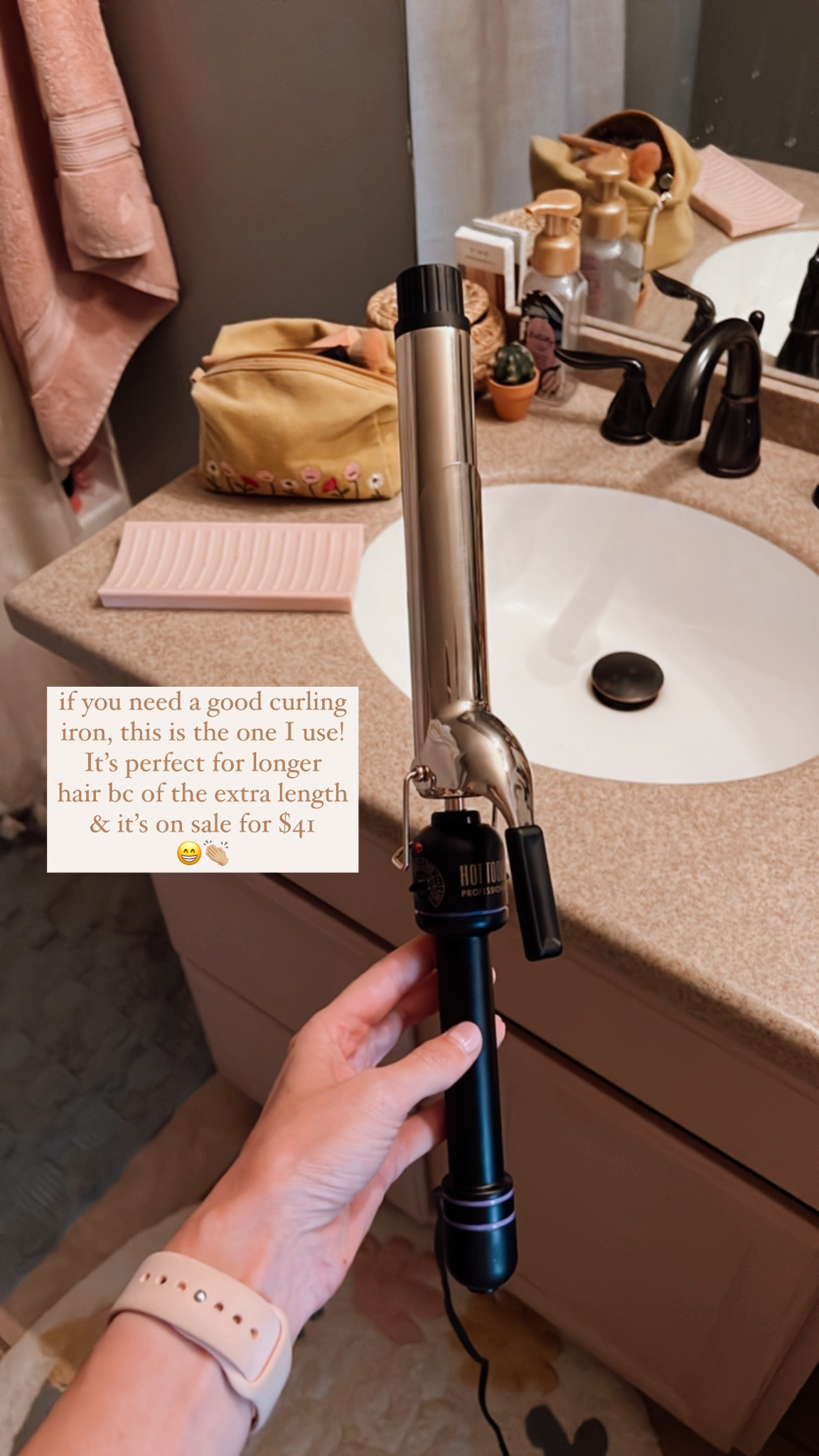 My curling iron/ Extended barrel curling iron! 

#amazon #amazonfaves #affordable 

#LTKunder50 #LTKbeauty