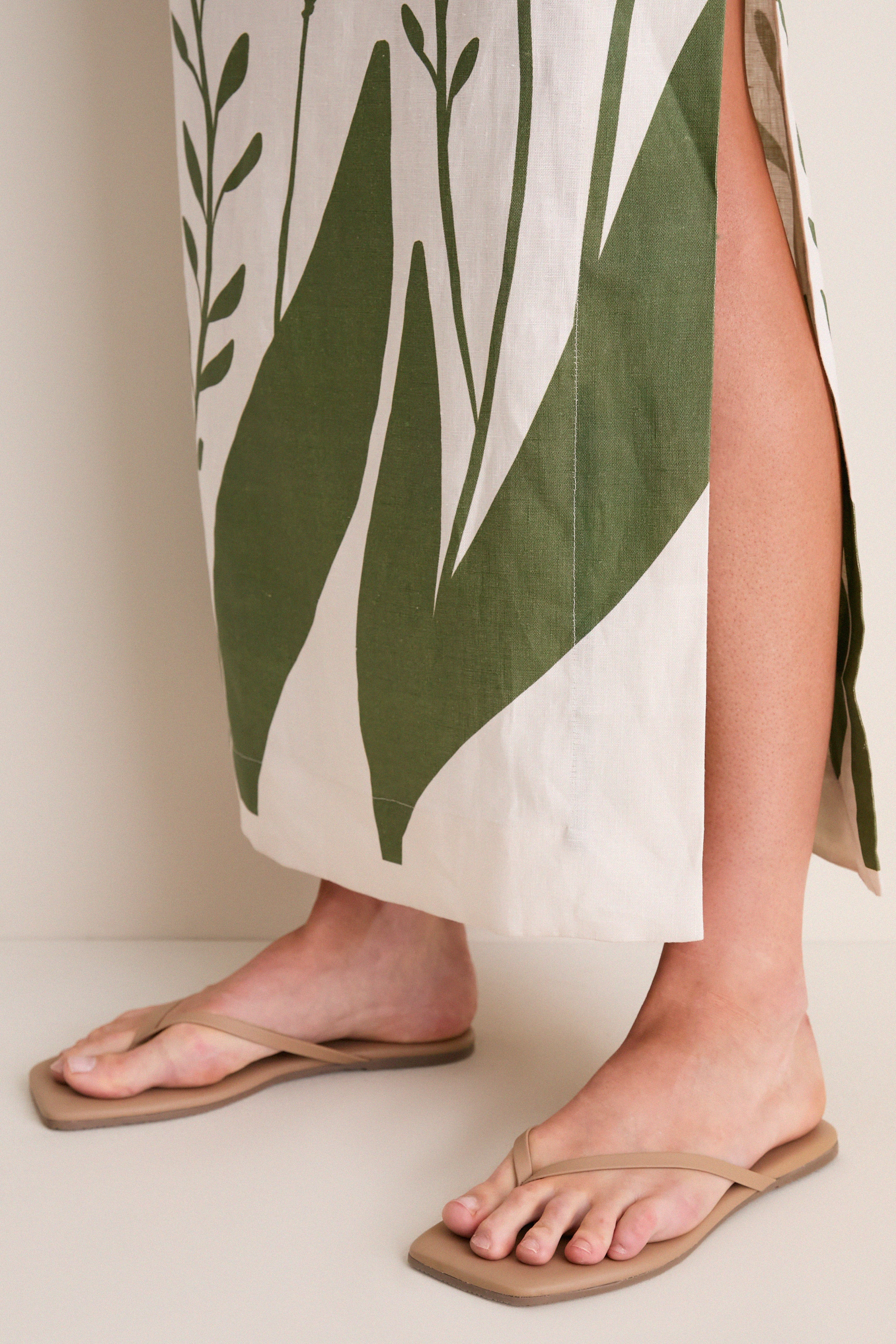 Cocobutter Square Toe Lily Flip Flops | Tuckernuck (US)