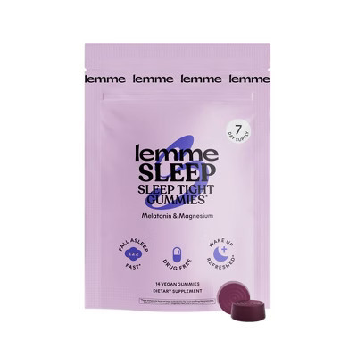Lemme Sleep Tight Vegan Gummies - 14ct | Target