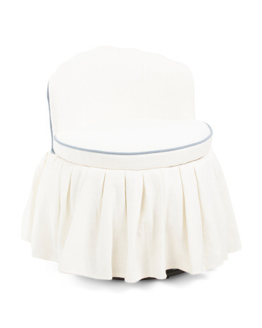 22.5X29 Scalloped Edge Anywhere Chair, Polyester | TJ Maxx
