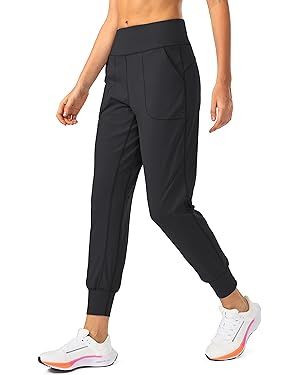 Soothfeel Women's Joggers with Zipper Pockets High Waisted Athletic Workout Yoga Pants Joggers fo... | Amazon (US)