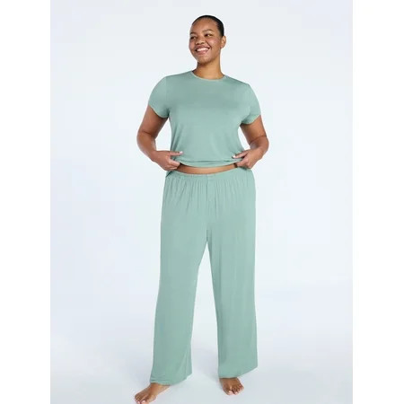 Joyspun Women’s Sleepwear Modal Pajama Long Pants  30   Inseam  Sizes S-3X | Walmart (US)