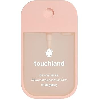 Touchland Glow Mist Rejuvenating Hand Sanitizer | Rosewater Scented | 500-Sprays each, 1FL OZ (Se... | Amazon (US)