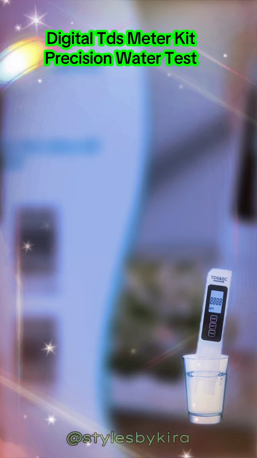 New Upgraded 4-In-1 Digital Tds Meter, Digital Water Quality Tester for Tds Ec & Temperature
°c°f, 0-9990 Ppm Range, Ideal for Drinking Water

#LTKActive #LTKHome #LTKSaleAlert