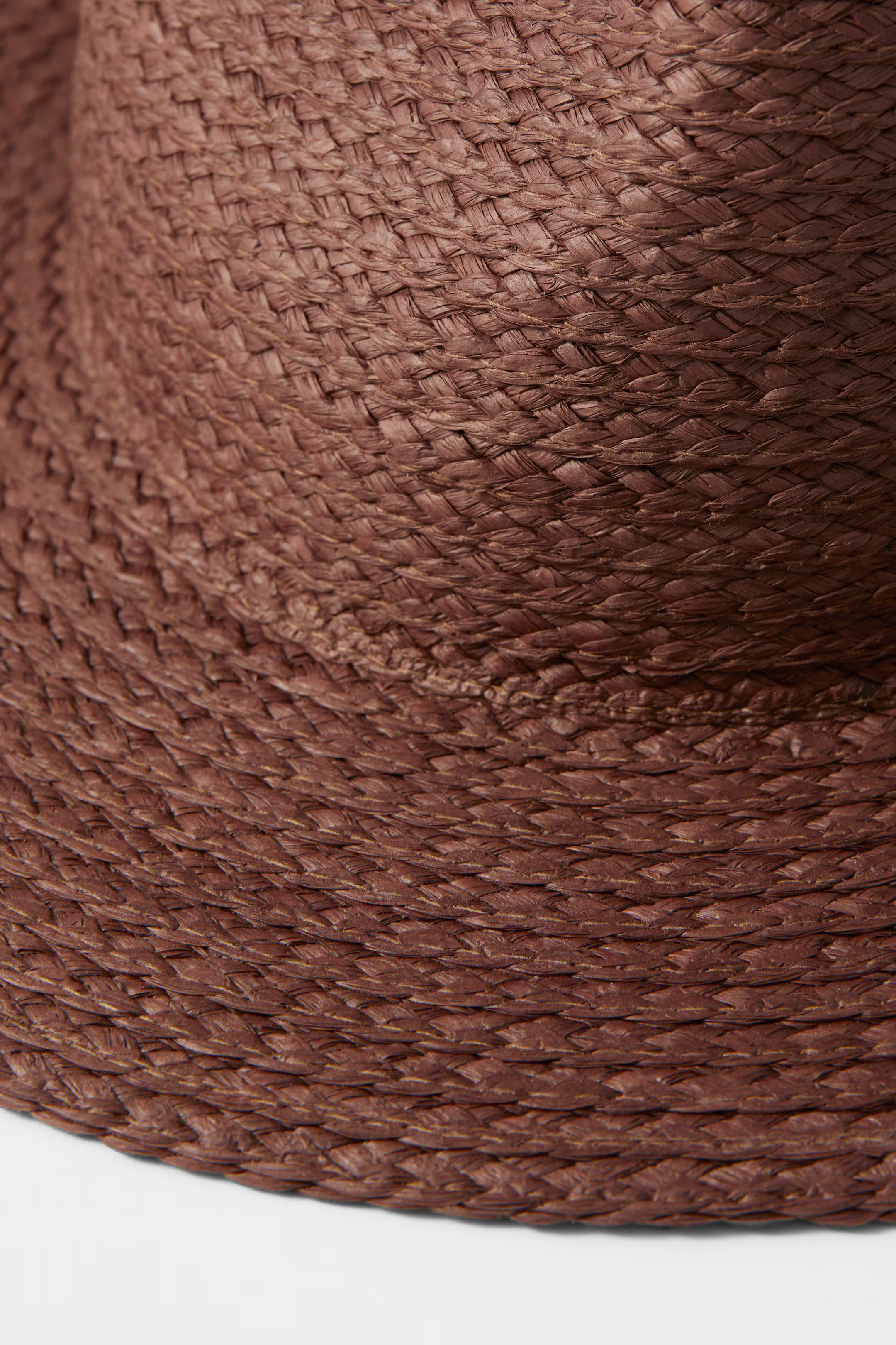 Diamond-Crown Straw Hat - Brown - Ladies | H&M GB | H&M (UK, MY, IN, SG, PH, TW, HK)