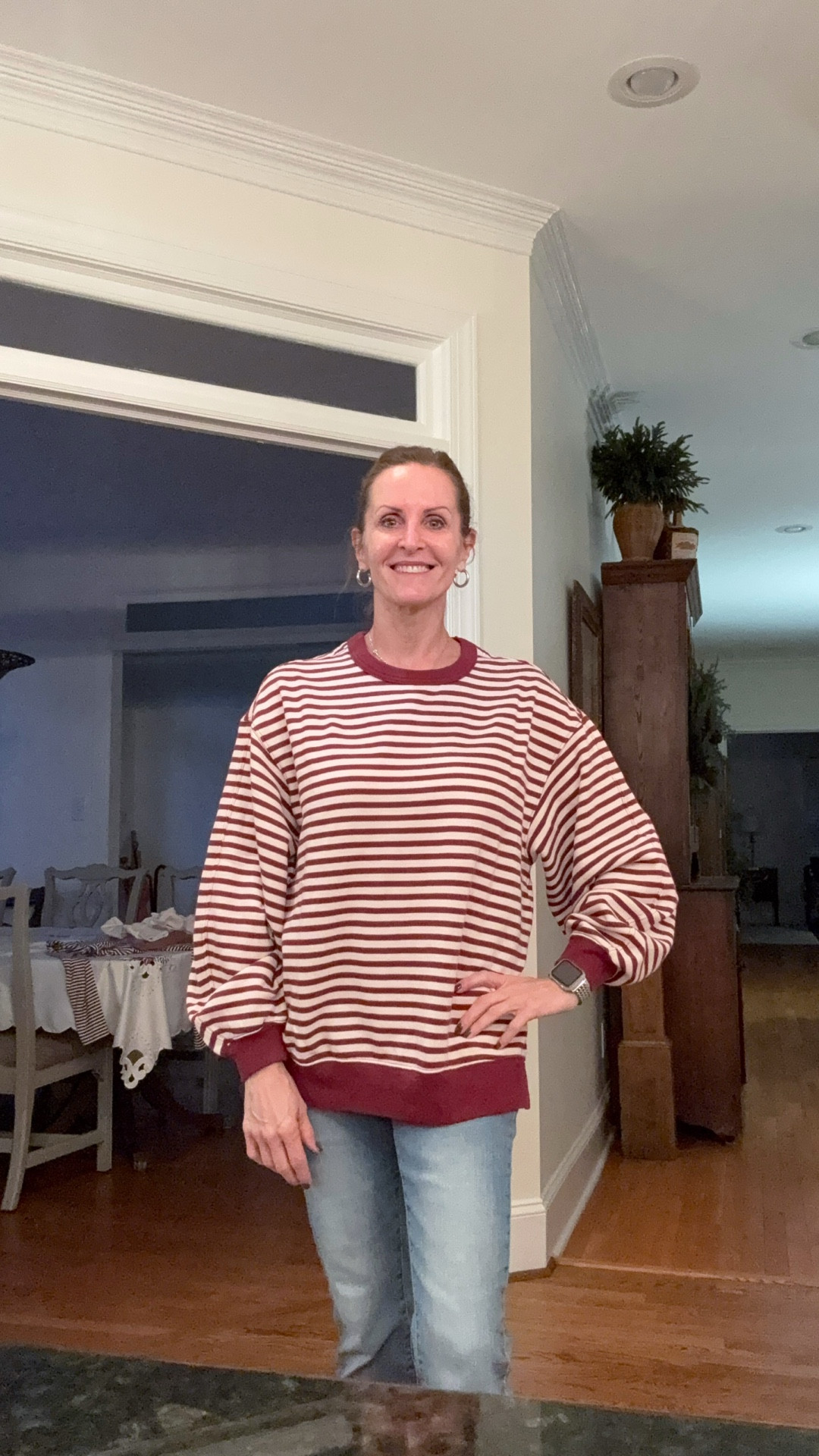 I think these oversized sweatshirts from Aerie are so cute!   They come in several colors and will be a perfect top to wear when it’s cold. 
***I’m wearing an XXS

#LTKSaleAlert #LTKOver40 #LTKGiftGuide