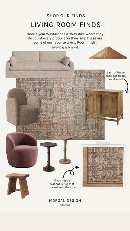 Wayfair is having their annual “Way Day” sale May 4th-6th. Here’s some of our favorite Living Room finds! 

#LTKsalealert #LTKhome