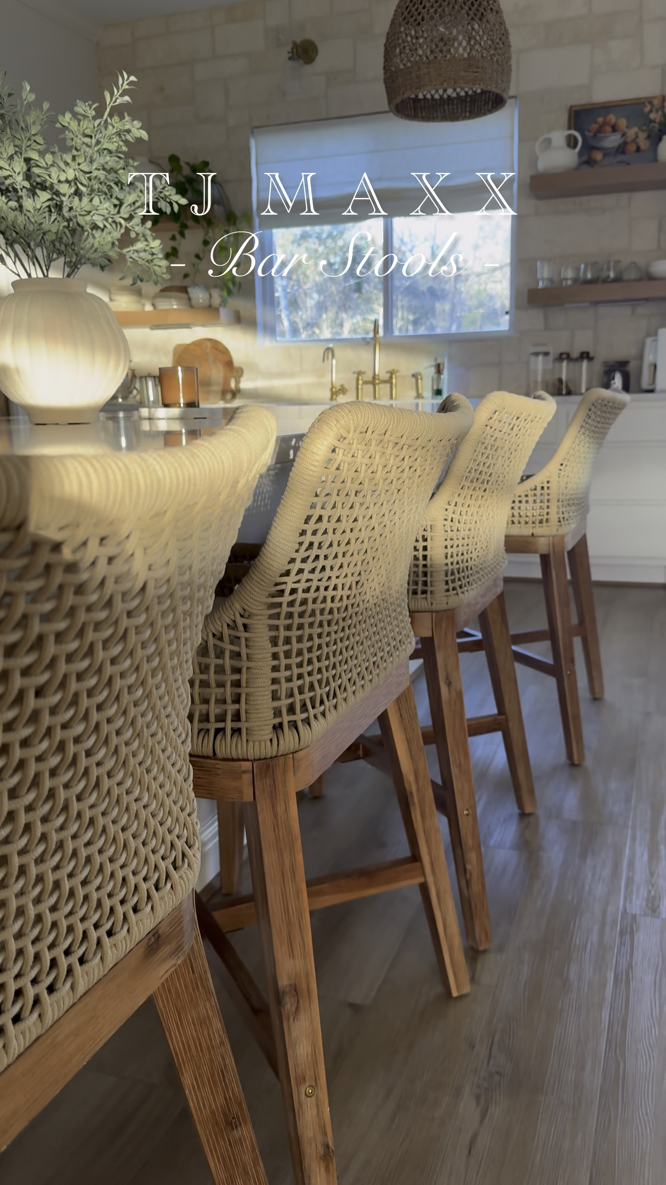 My Kitchen Bar stools are from TJ Maxx!! Bought them over a year ago and still Love the look and feel to them. I will say cushion is a bit on the thin side but totally fixable. I haven’t gotten around to that yet but will share when I do! It’s an easy and inexpensive fix!! #LTKWatchNow

#LTKSaleAlert #LTKHome