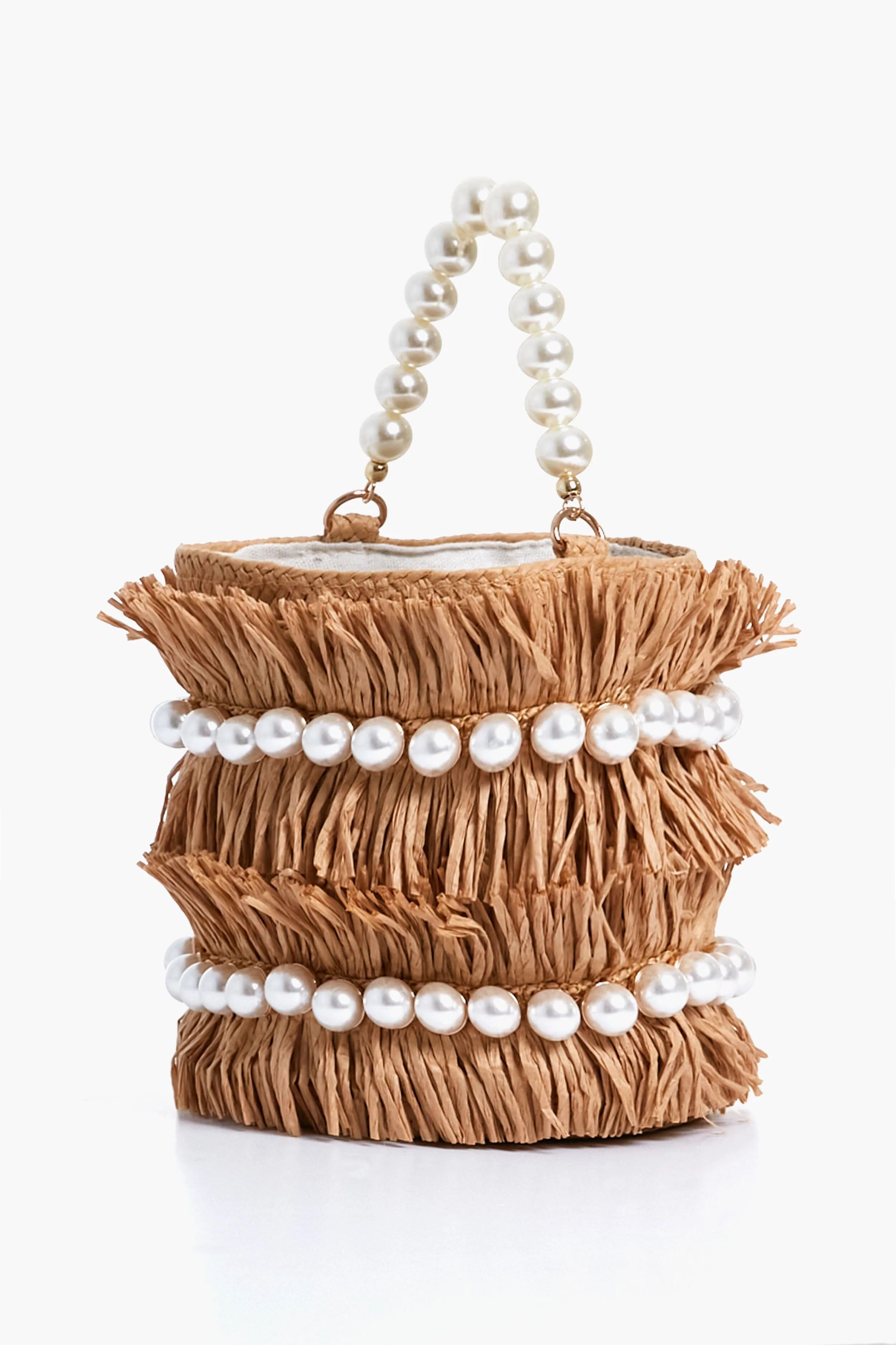 Sand Kate Round Pearl Handle Bag | Tuckernuck (US)