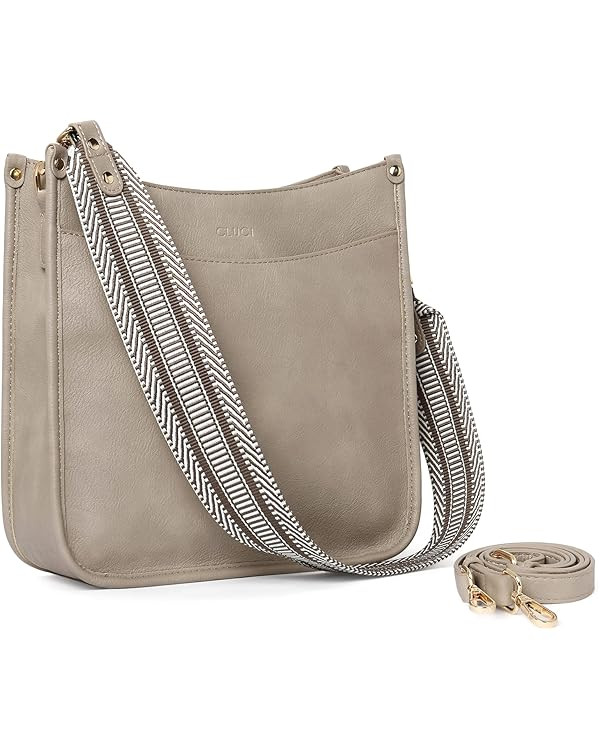 CLUCI Crossbody Bags For Women Trendy Fashion Shoulder Bag Vegan Leather Purse For Ladies with Ad... | Amazon (US)