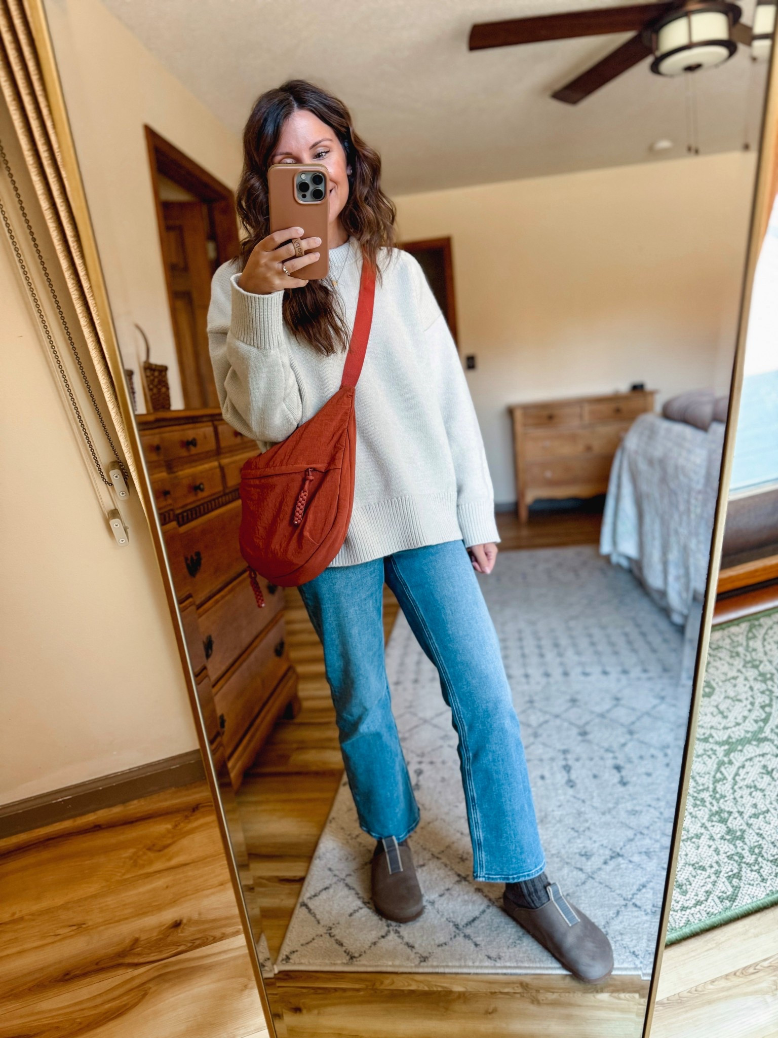 Wearing size xs in my sweater, 24 in my jeans with a 26” inseam and my true size in my clogs. 

#LTKFindsUnder100 #LTKPetite #LTKSeasonal