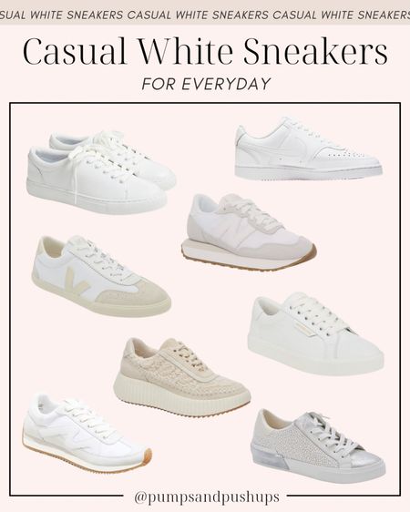 Casual white sneakers for everyday! 

My sizing: 5

#LTKSeasonal #LTKStyleTip #LTKShoeCrush