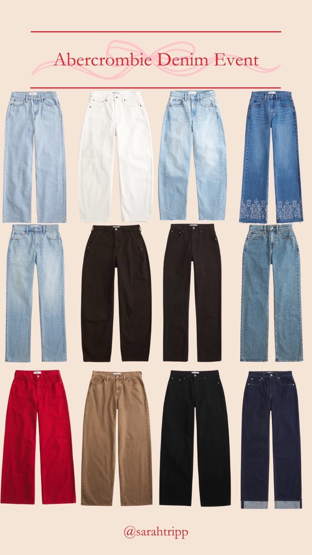 curvy midsize jeans from the Abercrombie jeans event! denim is 25-50% off, plus an extra 15% off with code DENIMAF

#LTKSeasonal #LTKMidsize #LTKSaleAlert
