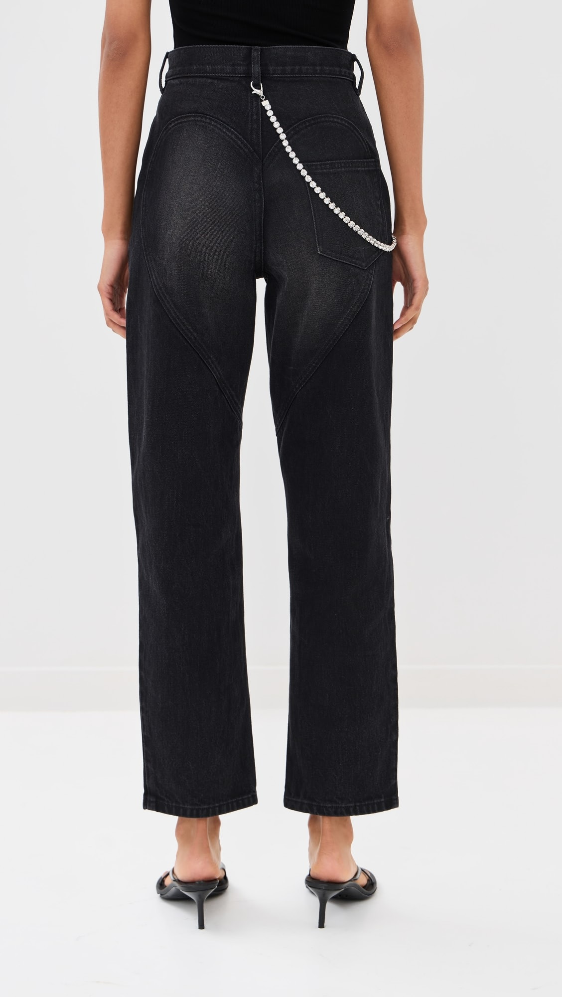 AREA Slit Jeans | Shopbop | Shopbop