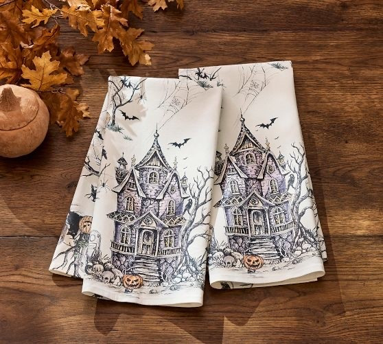 Midnight Manor Cotton Tea Towels - Set Of 2

#LTKhome