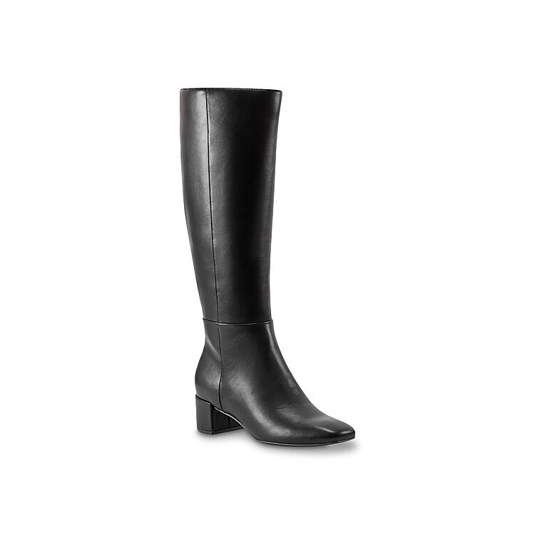 Bandolino Wide Width Addyson Wide Calf Boot | Women's | Black | Size 5.5 | Boots | DSW