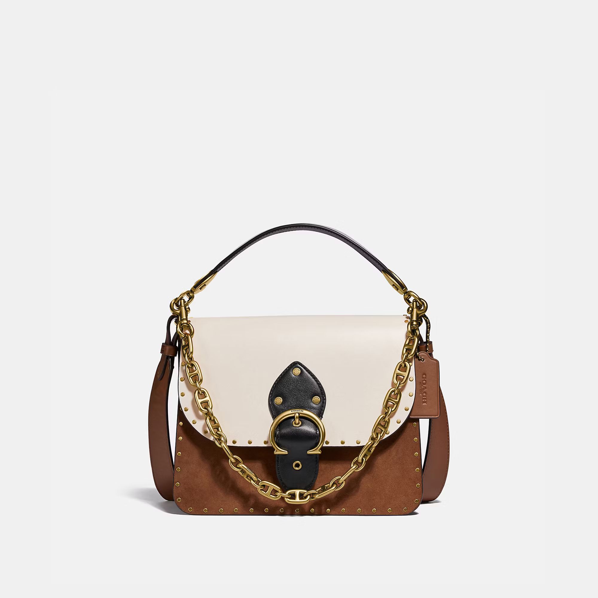 Beat Shoulder Bag In Colorblock With Rivets | Coach (US)