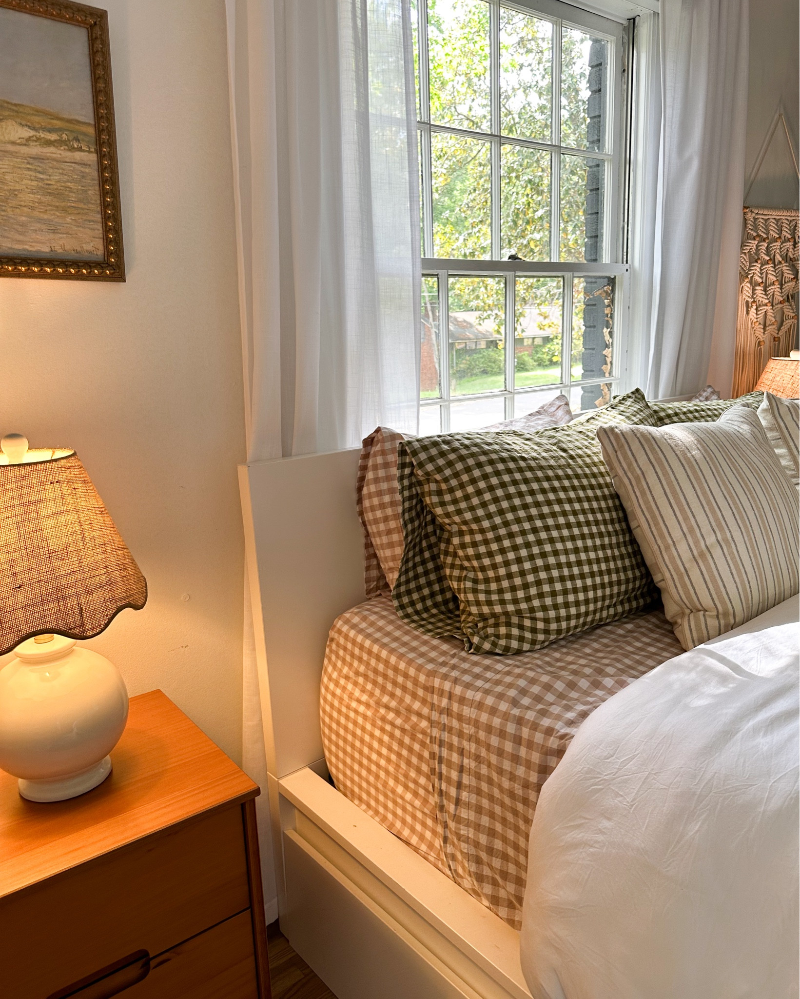 cutest spring bedding from quince and pillows from piglet 🤍

#LTKHome #LTKSeasonal