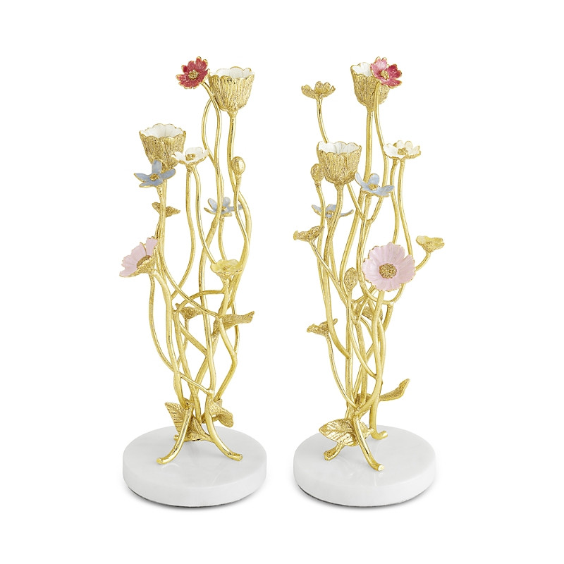 Michael Aram Wildflowers Candle Holders, Set of 2 | Bloomingdale's (US)