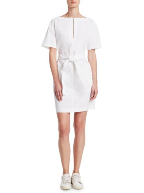 Theory - Belted Shift Dress | Saks Fifth Avenue