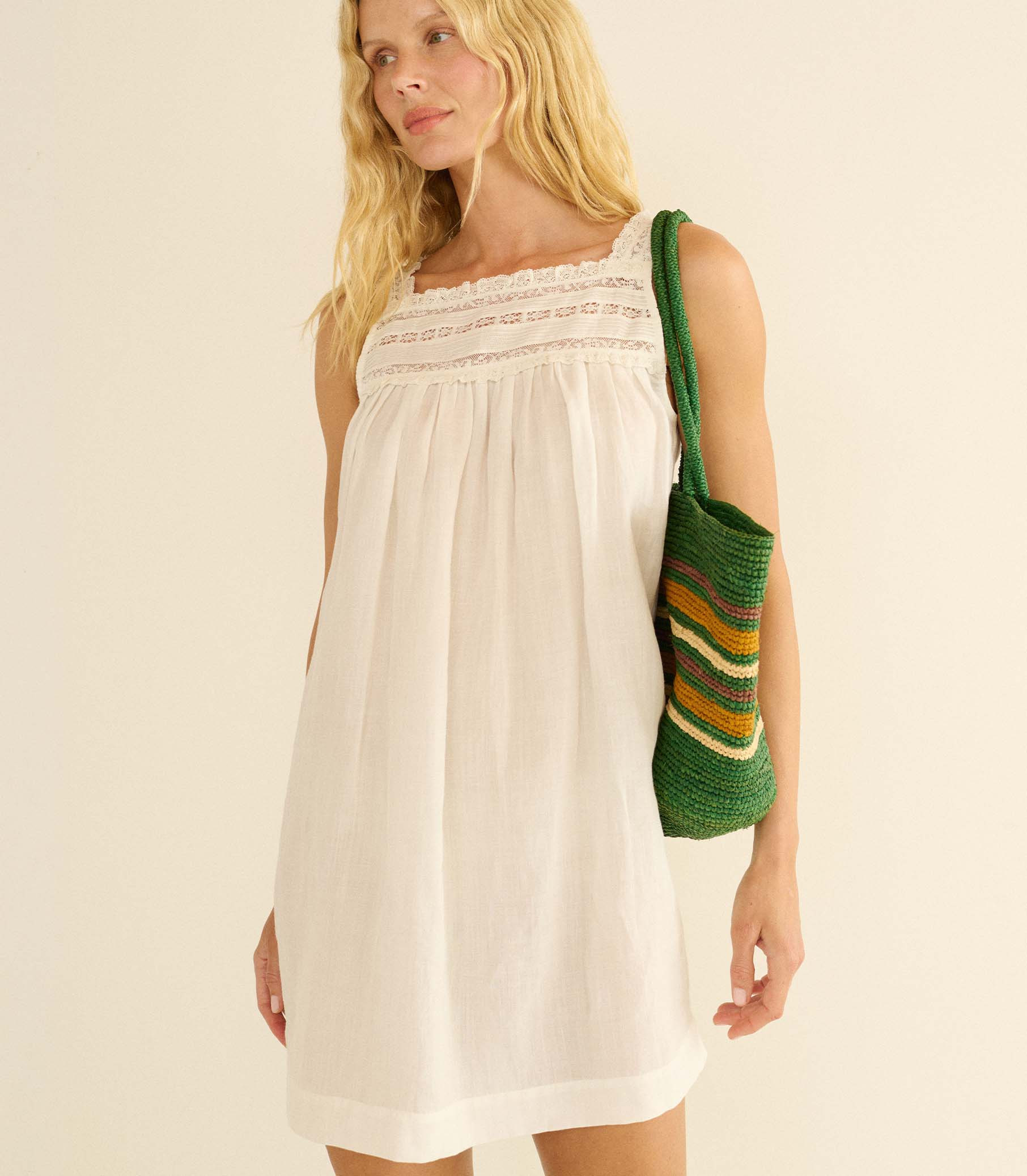 Bea Dress - Salt | DÔEN | DOEN