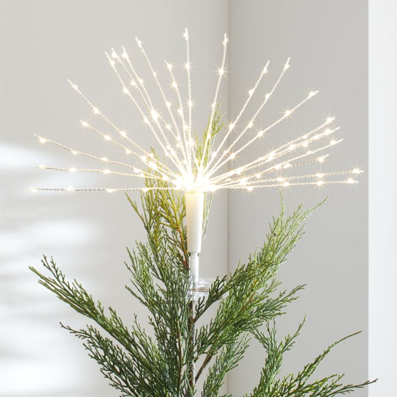 Starburst LED Christmas Tree Topper + Reviews | Crate and Barrel | Crate & Barrel