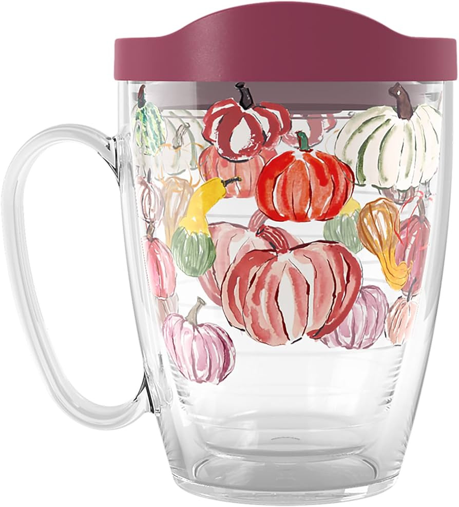 Tervis Sara Berrenson Fall Pumpkin Pattern Made in USA Double Walled Insulated Tumbler Cup Keeps ... | Amazon (US)
