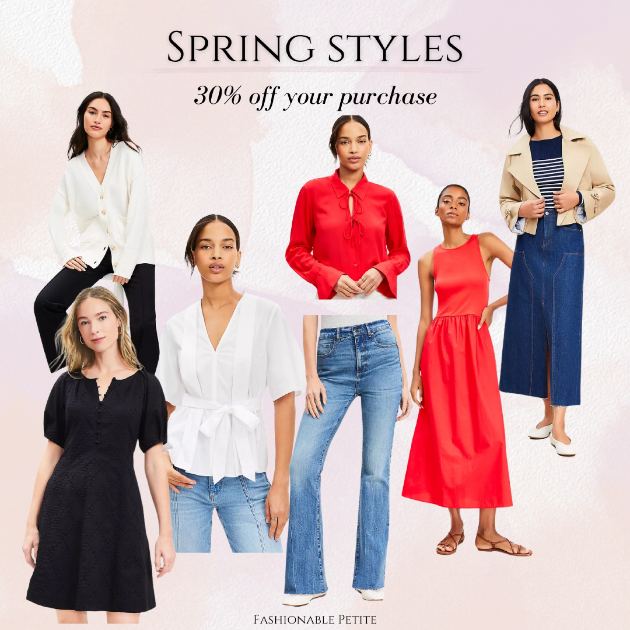 Up to 40% off spring outfits!

Spring outfit, dresses, spring dress, work outfit, slim flares, jeans, petite outfit 

#LTKFindsUnder100 #LTKSaleAlert #LTKPetite