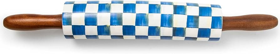 MACKENZIE-CHILDS Rolling Pin, Decorative Roller Pin for Baking, Cute Baking Supplies, Blue-and-Wh... | Amazon (US)