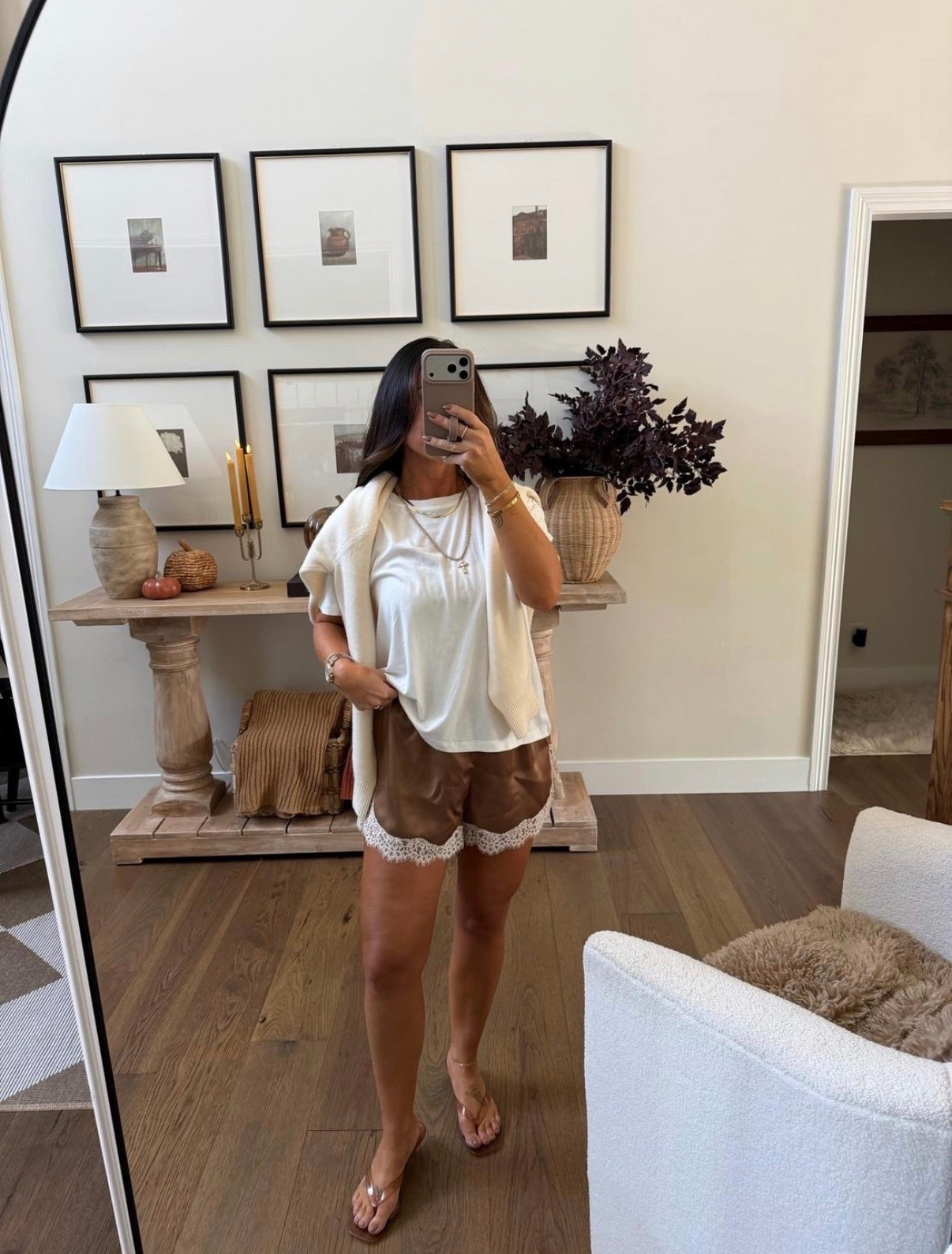 Such an easy fall outfit for when it’s still hot 🤎

#LTKootd #LTKgrwm #LTKdayinmylife