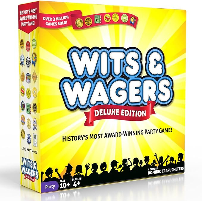 Wits & Wagers Deluxe Board Game by North Star Games - Award Winning Trivia Game - 4+ Players - Ul... | Amazon (US)