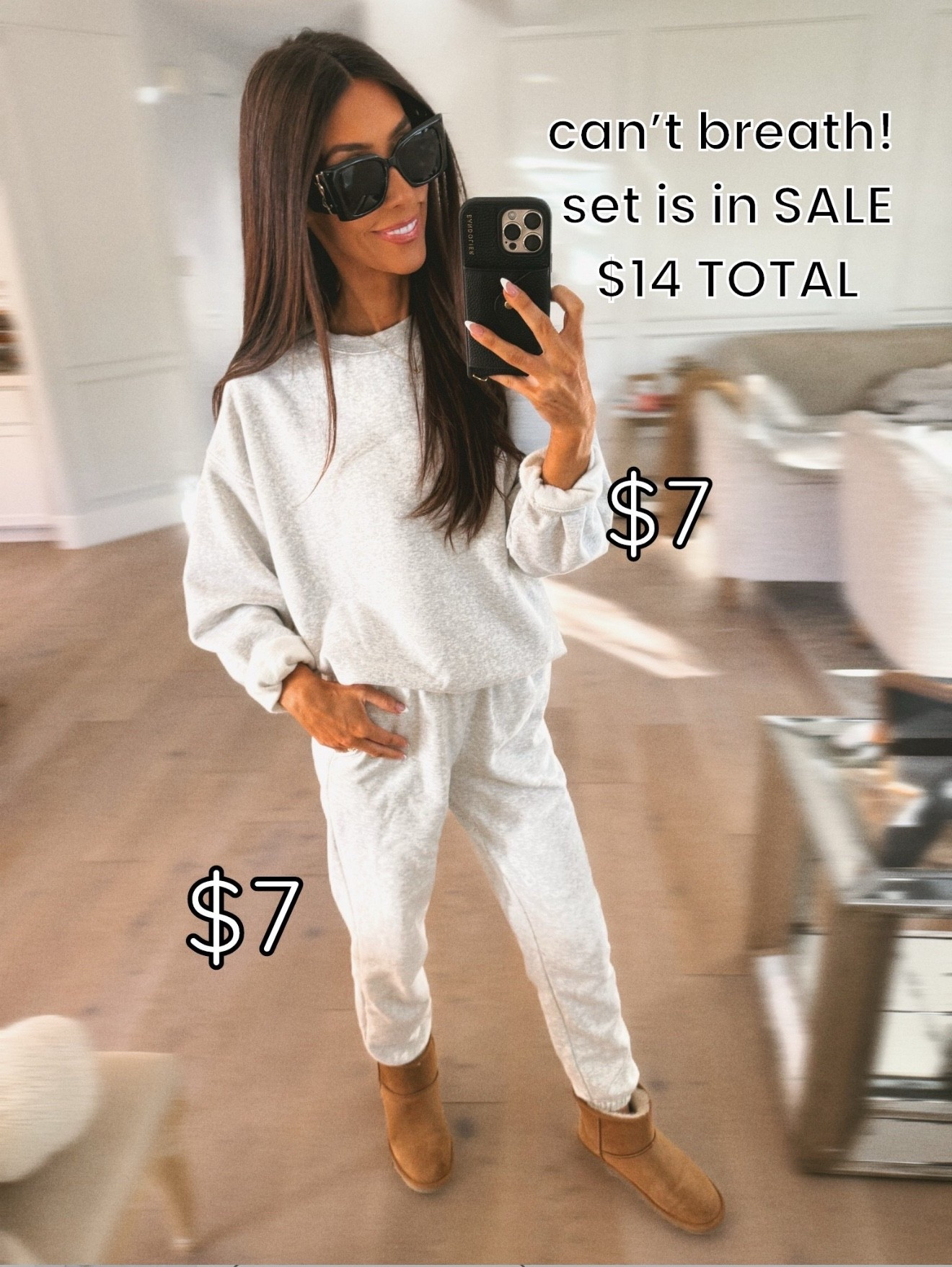Top: Medium Bottoms: XS
Walmart Black Friday Deal 🚨 This fleece sweat set is ONLY $7 per piece and feels like a high-end cozy lounge set. I grabbed grey, black, and burgundy — the fit is relaxed, soft, and perfect for errands, travel, school runs, and all things winter cozy. Such an amazing affordable find for gifting, lounging, or building your casual capsule wardrobe. True to size!

: Walmart fashion, Black Friday Deals, cozy winter outfit, matching loungewear set, under $10 outfit, comfy sweatpants, fleece sweatshirt, holiday gifting, mom outfit ideas.

Follow my LTK @bmaddux on the @shop.LTK app to view this post and get my exclusive app-only content!

#liketkit #LTKCyberWeek #LTKGiftGuide #LTKHoliday
@shop.ltk


#LTKSaleAlert #LTKCyberWeek #LTKFindsUnder50
