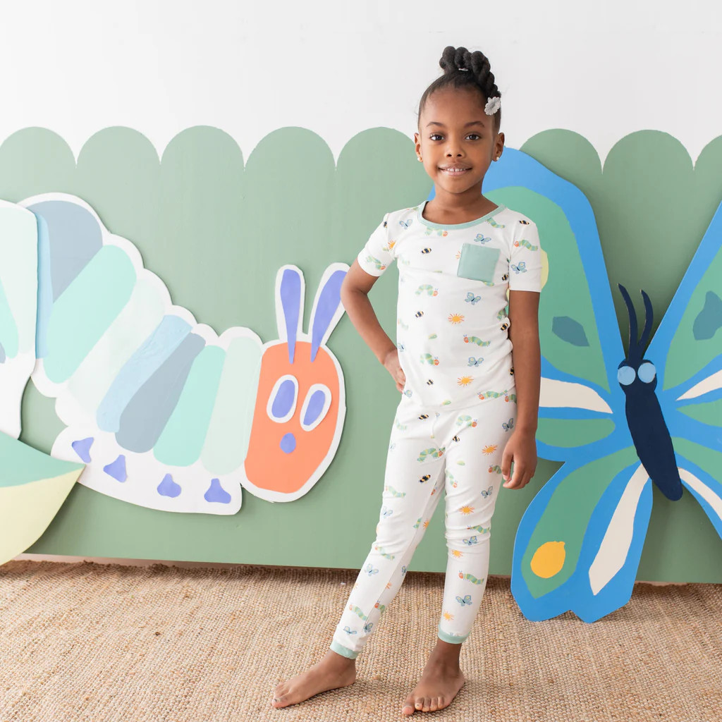 Short Sleeve with Pants Pajamas in The Very Hungry Caterpillar™ and Friends | Kyte Baby