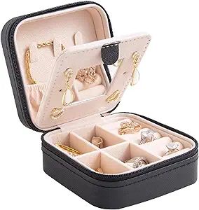 KElofoN Travel jewelry case Travel jewelry box Travel Jewelry Organizer Small Jewelry Organizer B... | Amazon (US)
