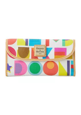 Dooney & Bourke Women's Continental Clutch, White | Belk