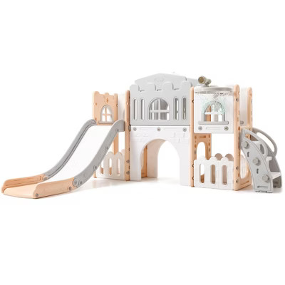 Toddler Playset, 8 in 1 Toddler Slide, Baby Playset for Indoor/Outdoor Playground with Climber, C... | Target