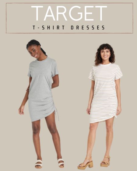Target tshirt dresses. New arrivals

Striped dress, gray T-shirt dress 

#LTKunder100 #LTKstyletip #LTKunder50