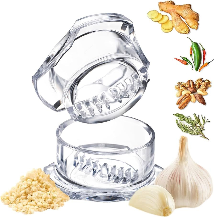 Garlic Twister 4th Gen - Ginger, Herb, Nuts & More - Handheld Kitchen Mincer, BPA Free, Dishwashe... | Amazon (US)