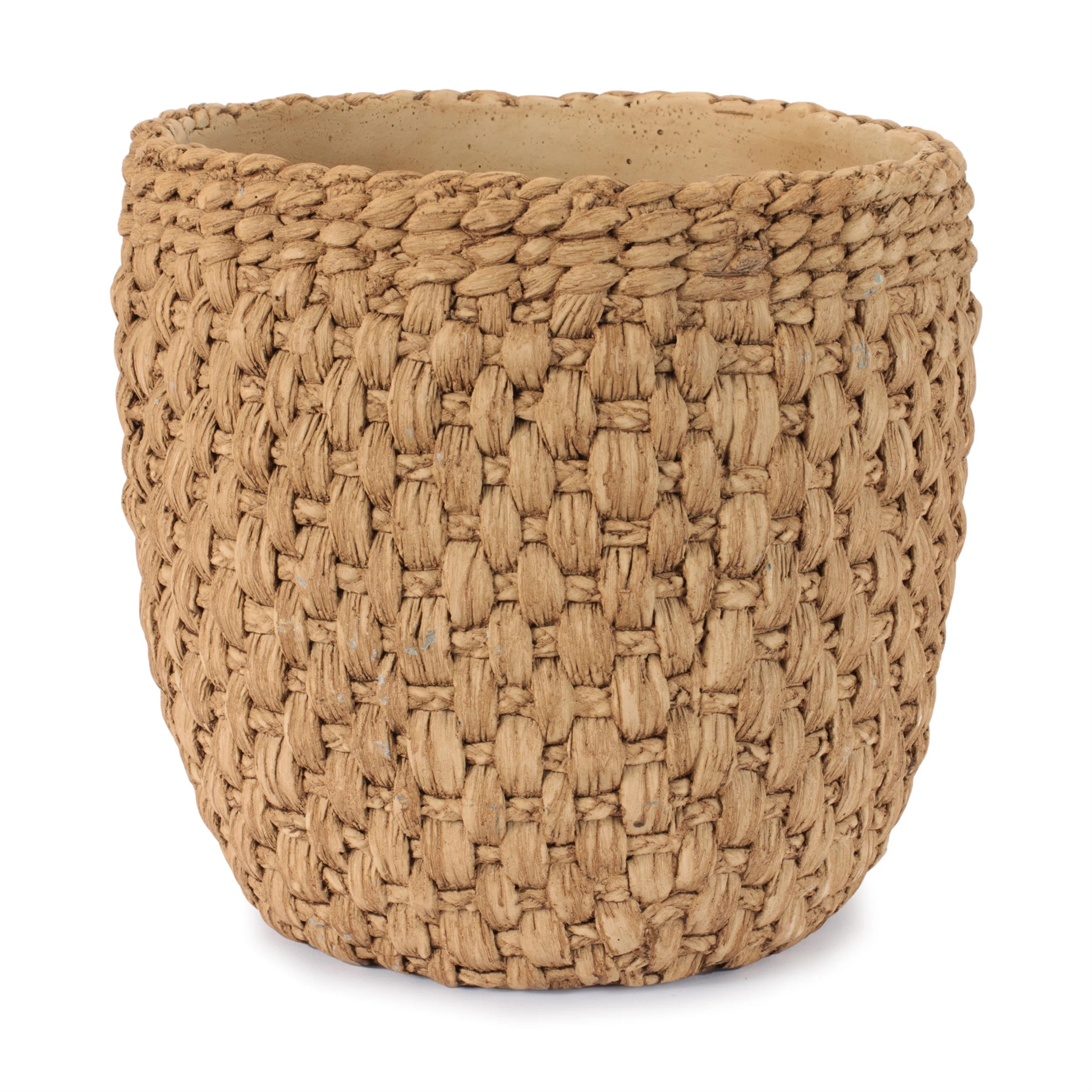 Woven Texture Cement Planter | Wayfair North America