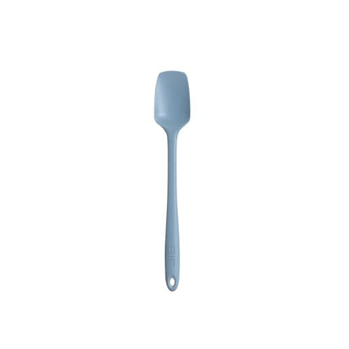 GIR: Get It Right Spoonula Silicone Spatula Scraper - 11-Inch Skinny Slate - Heat-Resistant Seamless Design - Non-Stick Flexible Mixing & Scraping - Long Spoon Spatula for Deep Jars | Amazon (US)